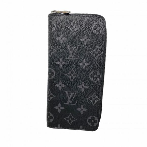 Louis Vuitton Monogram Eclipse Zippy Wallet Vertical M62295 Black  Men's - Picture 1 of 7